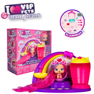 Muñeca Vip Pets Salón de Belleza Gemas de Glamour