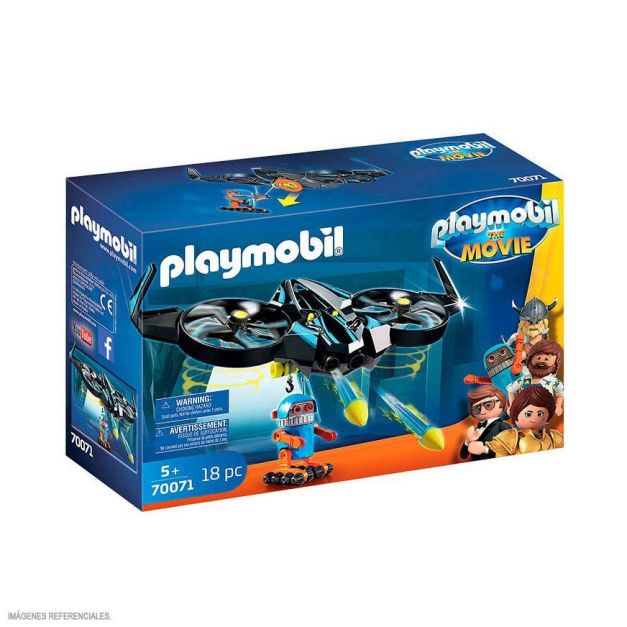 PLAYMOBIL THE MOVIE ROBOTITRON CON DRONE