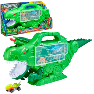 Juguete Pista De Autos Teamsterz Transportador Dino + Acce