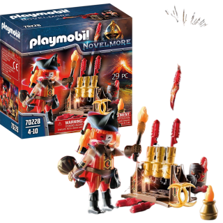 Playmobil Figura De Colección Novelmore Lanzacohetes Bandidos Burnham