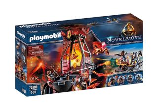 PLAYMOBIL NOVELMORE Mina de Lava de los Bandidos de Burnham
