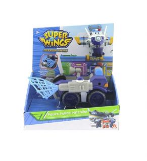 SUPER WINGS Patrulla de Policía Paul
