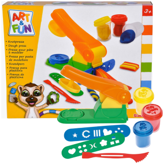 Plastilina Art & Fun Masas Moldeables con Prensa y Accesorios