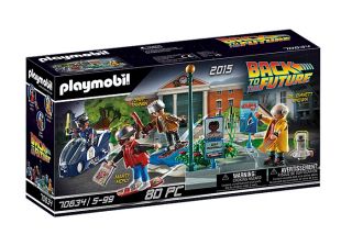 PLAYMOBIL BACK TO THE FUTURE PARTE II Persecución en Monopatín