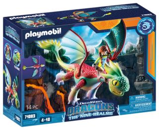 PLAYMOBIL DRAGONS LOS NUEVE REINOS: Feathers y Alex