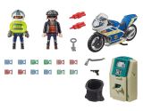 PLAYMOBIL CITY ACTION: Persecución en Moto a Ladrón de Banco