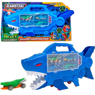 Juguete Pista De Autos Teamsterz Transportador Tiburón + Acce