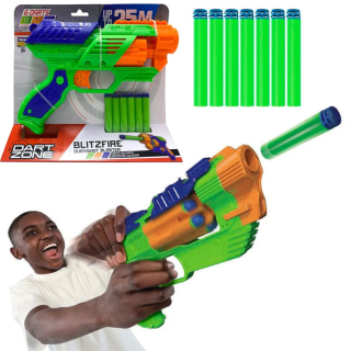 Juguete Lanzador de Dardos Dart Zone Cilindro Giratorio + Dardos