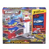 TEAMSTERZ Playset Garaje Emergencia + 3 Autos
