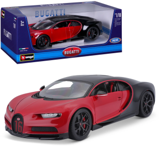 Auto de Colección Bburago 1:18 Bugatti Chiron Sport Rojo #16
