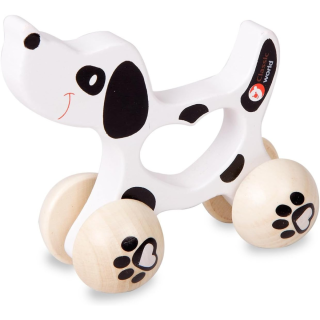 Juguete De Bebé Classic Wordl Perrito De Empuje De Madera