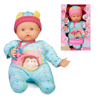 Juguete Muñeca Nenuco 5 Funciones Interactivas De 30 CM Con Sonidos Y Reacciones