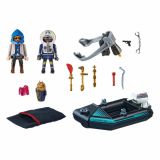 PLAYMOBIL CITY ACTION: Policia con Mochila Propulsora y Barco
