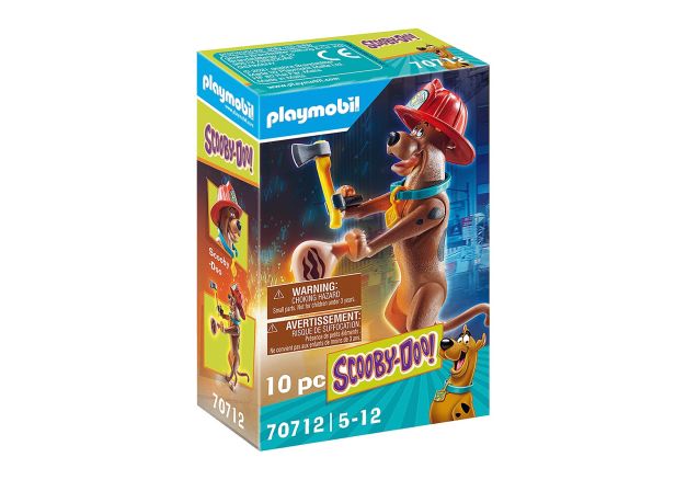 PLAYMOBIL Scooby-Doo Figura Coleccionable Bombero