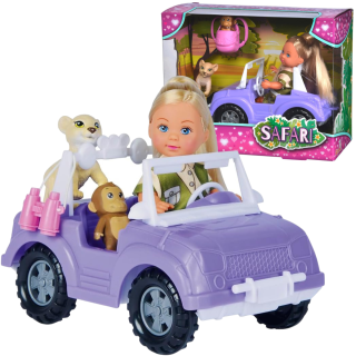 Muñeca Evi Love Safari Con Animales + Accesorios