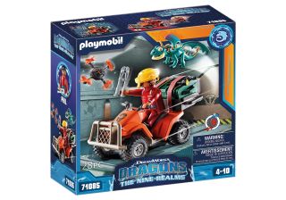 PLAYMOBIL DRAGONS LOS NUEVE REINOS: Todoterreno Icaris con Phil