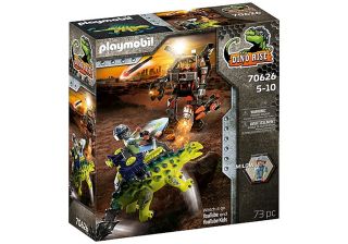 PLAYMOBIL DINO RISE Saichania Defensa de Luchador