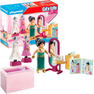 Playmobil City Life Set Set Tienda De Moda Con Figurina Y Accesorios