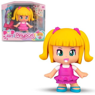 Muñeca Pinypon Pop Decora Con Arte Personalizable Con Pegatinas Y Accesorios