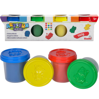 Plastilina Art & Fun Masa Moldeable Pack 4 X 140gr