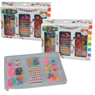 Set Para Hacer Pulseras Art & Fun Kit De Joyeria Floral Multicolor Surtido