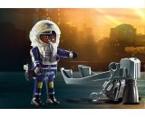 PLAYMOBIL CITY ACTION: Policia con Mochila Propulsora y Barco