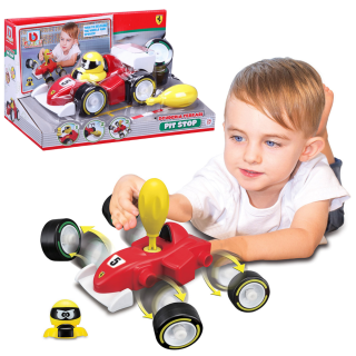 Juguete De Bebé Auto BB Junior Ferrari con Juego de Taller Pista De Carrera