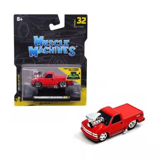 1:64 MUSCLE MACHINES SERIE 6 #32 1993 CHEVROLET 454 SS PICKUP