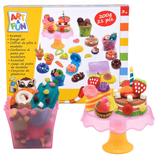plastilina Art & Fun Set de Masa Pastelería con Accesorios Creativos