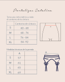 Portaligas Catalina tul con flores