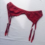 Portaligas Catalina rojo carmesí