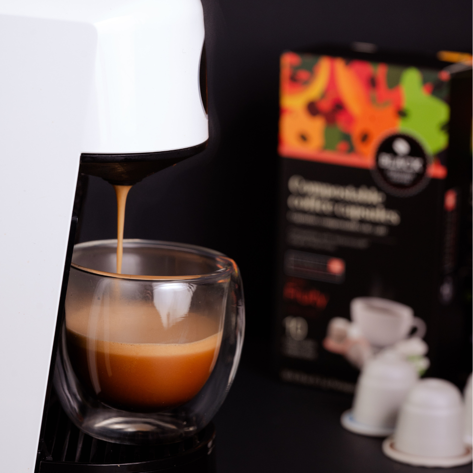Café al Momento y a tu Gusto: La Comodidad de Nuestras Cápsulas Compostables.