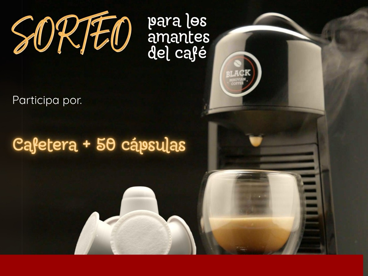 Sorteo para los amantes del café: Cafetera + 50 cápsulas