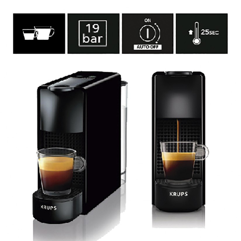 Cafetera de Cápsulas Nespresso ® Krups ® Mini Essenza Negra | Linio Perú -  NE987HL07EN8ALPE