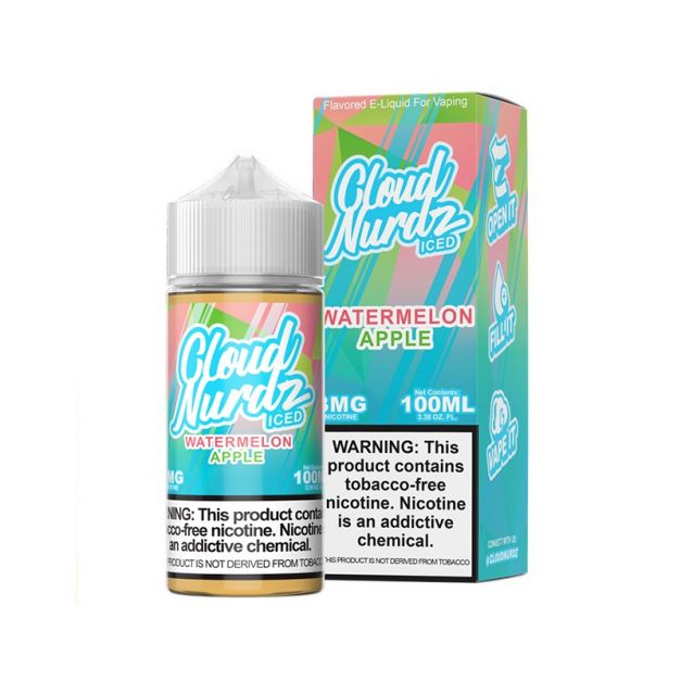 CLOUD NURDZ WATERMELON APPLE ICE 100 ML