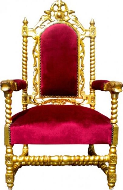 DM SILLON COLONIAL ACABADO COLOR ORO