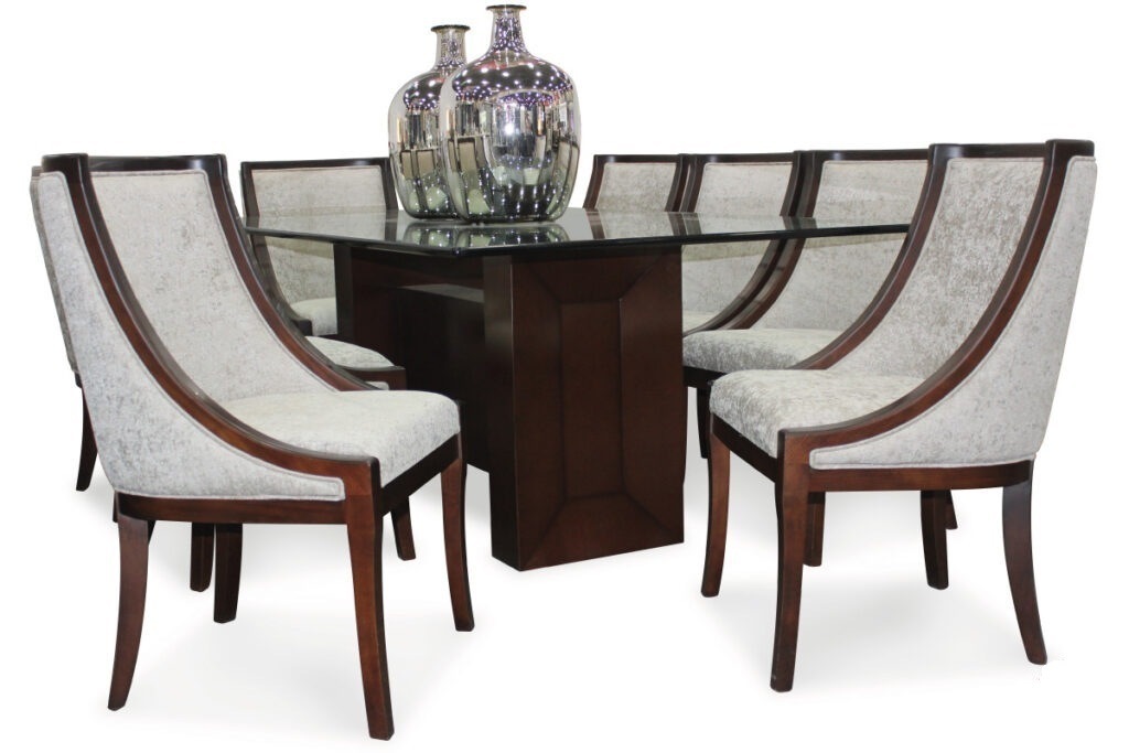 Ripley DM JUEGO DE COMEDOR 8 SILLAS GACILIA