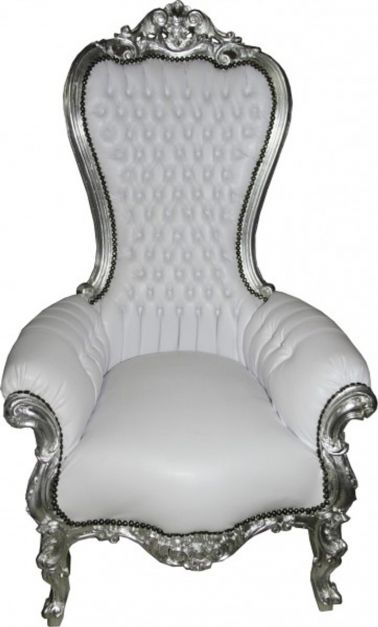 DM SILLON LUIS XV ACABADO COLOR PLATA