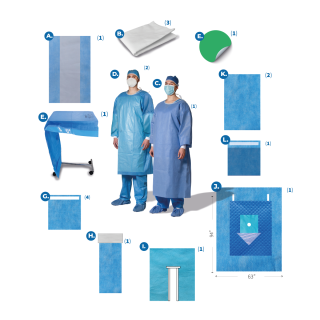 Paquete traumatología de codo y rodilla