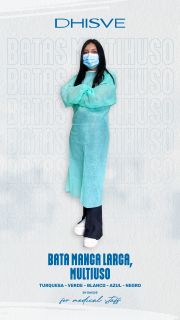 Bata verde talla estándar - Unidad