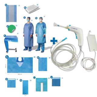 Kit paquete deHombro + Pistola de lavado