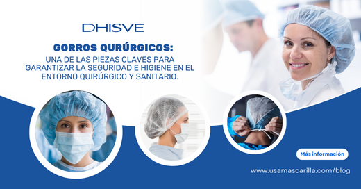 Gorros quirúrgicos: Una de las piezas claves para garantizar la seguridad e higiene en el entorno quirúrgico y sanitario.