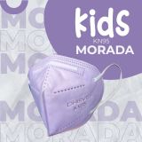 Kn95 kids morada - caja de 10 unidades