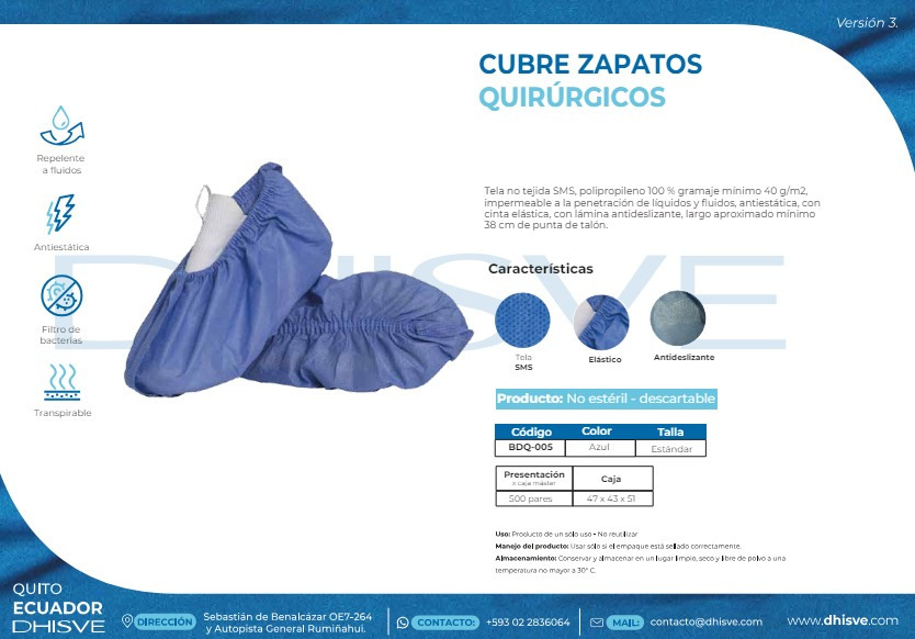 Descartables Cubre Bota Desechable Comprar Cubre Calzado