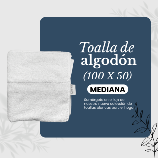 TOALLA TALLA MEDIANA (100X50)