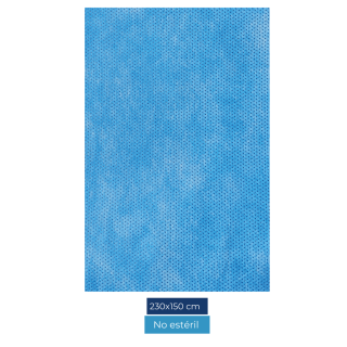 Sábana plana plaza 1/2 230x150 cm no estéril (paq x 10 U)