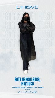 Bata Negra talla estándar - Unidad