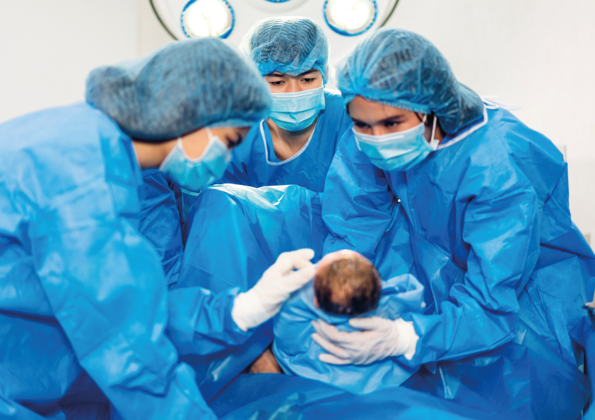 Batas quirúrgicas para diferentes procesos de cirugía 