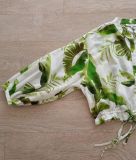 Blusa Hudson palm print