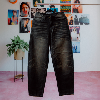 Barrel Pants - Negro (Para Mujer)